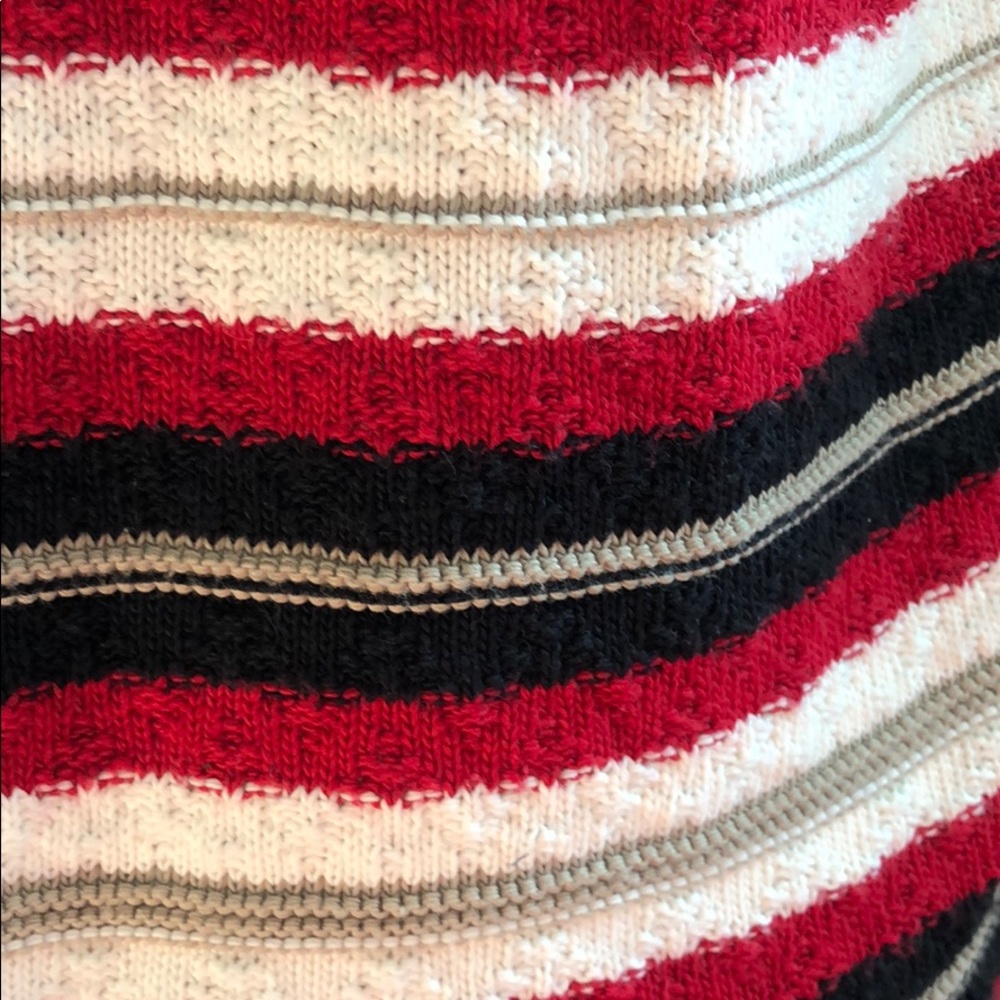 Vintage short sleeve textured button up sweater - Picture 4 of 6